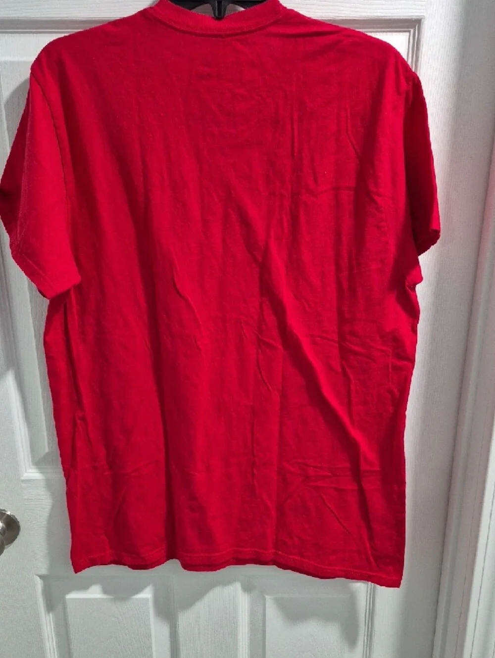 Disney Red T-Shirt with Black Mickey Mouse Graphic - Picture 3 of 4